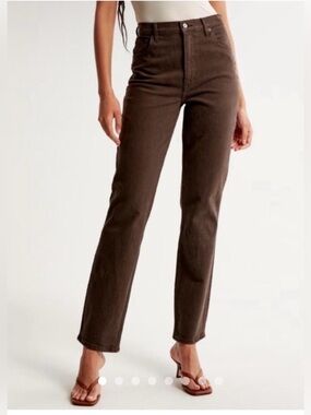 Abercrombie & Fitch The 90s Straight Ultra High Rise Jeans